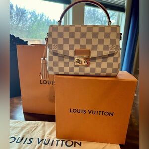 Louis Vuitton Croisette Damier Azur canvas